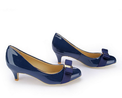 Ferragamo Shallow mouth kitten heel Shoes Women--003